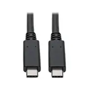 Tripp Lite USB C Cable USB 3.1 5A 10 Gbps USB-IF Certified USB Type C 3ft
