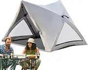Camping Tent | Outdoor Tent | Waterproof Automatic Quick Setup Folding Outdoor Backpacking Shelter for 3-4 Person Family Hiking