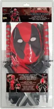 Deadpool Costume Adult Men's Top and Weapon Backpack Kit Cosplay Rubie's G34233