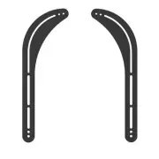 Universal Steel Sound bar Soundbar Speaker Bracket Mount Above Below TV
