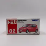 TOMICA NO.82 TOYOTA PASSO 舊藍標