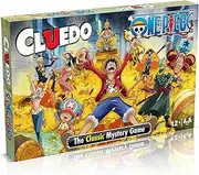 Cluedo One Piece Board Game, This New One Piece Edition of Hasbro's Classic Detective Game CLUEDO is Perfect for 2–6 Players, Aged 12 and up
