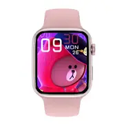 GW67 Pro Max Smartwatch IWO 13 14 pro 1.82 Inch Smart Watch Men Women Bluetooth Call Wireless Charger for IOS Xiaomi w37 - pink