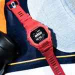 【CASIO 卡西歐】G-SQUAD 運動追蹤數位手錶-艷紅(GBD-200RD-4)