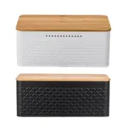 Bread Holder Bin with Lid Bread Boxes Metal Bread Loaf Storage Container