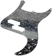 Frediuo Guitar Pickguard Scratch Plate Sheet Multifunction Smooth Edge Classic Scratch Plate for Bass Musical Instruments Accessories