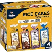Quaker Rice Cakes, Variety Pack, 4 pk.
