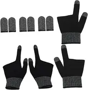 ERINGOGO Gaming Gloves Touchscreen Finger Sleeves for Mobile and Billiards Comfortable Breathable