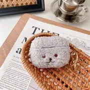 Animal Chenille AirPods / Pro Earphone Case Skin Gray - AirPods 3