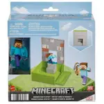 正版MATTEL 全新 MINECRAFT 當個創世神 鑽石層場景組合 公仔 生日禮物