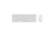[9320M-WHITE] 9320M Wireless Compact, Slim Keyboard and Mouse Combo, White