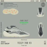 在飛比找蝦皮購物優惠-Adidas Yeezy 700 V3 "Fade Salt