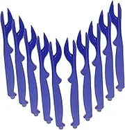 Amosfun 10pcs Plastic Crab Forks Seafood Eating Tools Crab Opening Supplies Kitchen Forks