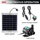 10W 12V Solar Panel Powered Water Pump Garden Pool Pond Fish Aquarium Fountain