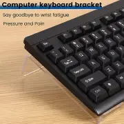 Computer Keyboard Stand Clear Acrylic Keyboard Riser for Desk Computer biBDC