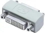 DTECH DVI Female to Female Adapter DVI-I to DVI-I Coupler to Extend Monitor Cable Compatible with PC Desktop Computer Monitor Projector