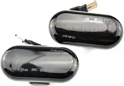 Dynamic Turn Signal Lights Side Marker For Renault Megane 1 Clio1 2 KANGOO ESPACE Dacia Duster Dokker Lodgy Smart Fortwo 453(Dynamic Smoked Type)