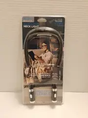 Bright Basics Book Light for Reading Hands-Free Flexible Silicone Arms Black
