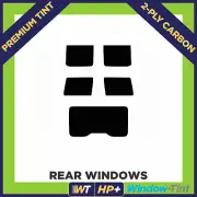 For Mercedes G-Class 2019+ Carbon Pre Cut Window Tint 35% Light 2-ply HP+