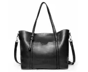 New Women Handbags Retro Tote Bags Black