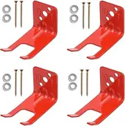 Fire Extinguisher Mount - fire Extinguisher Bracket - Brackets for 5BL-13lbs Chemical Extinguishers - Universal for All Extinguishers with Valve Body Slots - Easy Installation and Access - (4 Pack)