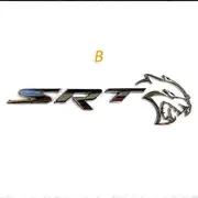 1Pc 3D Metal Car Emblem Badge For Dodge Challenger Hellcat SRT Side Fender Rear Trunk Sticker Styling 1Piece For B