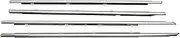Car Side Window Weatherstrip Sealing Trims Chrome Glass Sealant Strip Weather Strip Compatible for American US Honda Accord 2008-2012