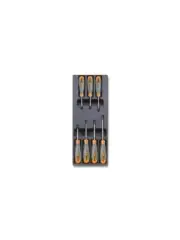 Beta Tools T175 7pc Torx Screwdriver Set in Hard Tray for Roller Cabs 024240175