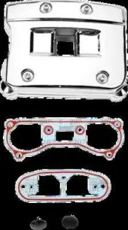 DS Chrome Rocker Box Cover Kit for Harley Softail Standard 99