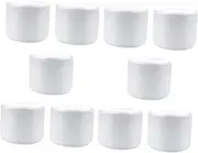 HONITANO 10Pcs Boxes Leak Cream Containers Empty Cosmetic Sample Boxes for Travel Reusable Lotion Jars with Screw Lids Durable and Practical Storage for Hair and Skin Products