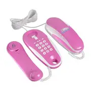 Kids Pretend Play Phone Intercom Toy Telephone Real Ring Sounds 7m Phoneline Chatting Learning Toddler Communication Skill for Playhouse Playground