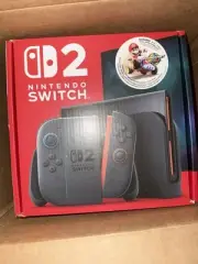 NINTENDO SWITCH 2 CONSOLE + MARIO KART WORLD BUNDLE NIB SHIP TODAY