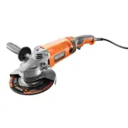 RIDGID Angle Grinder 22" Adjustable Handle Position 2-Finger Corded in Orange