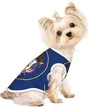 Utah Flag print Dog Shirts for Small Dogs Stretchy T-Shirts Lightweight Tank Top Sleeveless Striped Vest