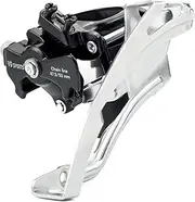 VG SPORTS 2/3 Speed Front Derailleurs Compatible with top or Bottom Routing for Road Bike MTB BMX with Adjust Clamp