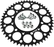 Ronyme Rear Sprocket Repair Part 13cm/5.12inch Accessories Replacing Easy to Install for Yz 250F Wr 450F Wr 250 Yz 426F Wr 250F, Black 50T