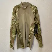 Massif Army Combat Shirt Men’s XL Multicam Camo Flame Resistant Long Sleeve Top