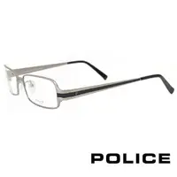 在飛比找momo購物網優惠-【POLICE】義大利金屬設計師款光學眼鏡(金/咖啡 POV