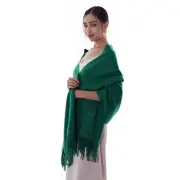Winter Scarfs for Women Pashmina Shawls Wraps for Evening Dresses Green-1