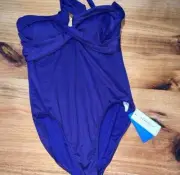 NEW WITH TAGS LADIES SEAFOLLY ULTRA VIOLET ONE PIECE SWIMSUIT SIZE 14