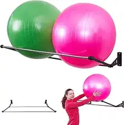 Exercise Ball Holder | Organize Your Space | Wall Mounted Ball Rack | Yoga Ball Holder | Exercise Ball Wall Mount | Fitness Ball Rack | Therapy & Stability Ball Rack | For Gyms, Studios, Home Gyms