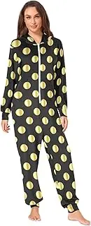 [ODAWA] Blue Dinosaur Adult Onesies Pajamas Unisex Onesie Pajama Jumpsuit One-Piece Pajama Jumpsuits for Men and Women