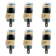 6PK Lady Jayne Formation Scalp Stimulation Hair Brush Large Smooth & Shine Black