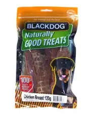Blackdog Chicken Breast Dog Tasty Pet Treats, Great for Training 120g