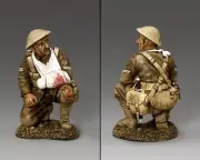 KING & COUNTRY FIRST WAR FW171 WW1 BRITISH CROUCHING WOUNDED MIB