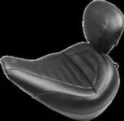 Mustang Tuck Roll Touring Solo Seat W Backrest Harley Breakout 2018-2020