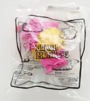MIP Carl's Jr. 2006 Beach Monkeys FLORA SQUIRTER Water Squirt MONKEY Toy PINK