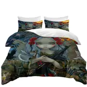 History Art Unseelie Court War Beautiful Angel Girl Quilt Cover