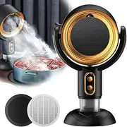 Puff Hide Smoke Fan, PuffHide Purifier, Puff Chill Fan Smoke Away Fan for Smoking Indoor, Smoke Filter Smoke Exhaust Fan, USB Rechargeable Table Fans Kitchen Mini Air Purifiers(USB-Black)