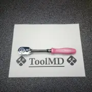 Snap-on Tools NEW PEARL PINK 3/8" Drive Hard Grip Fixed Head Ratchet FHD80